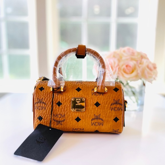 MCM Handbags - MCM Mini Boston Satchel